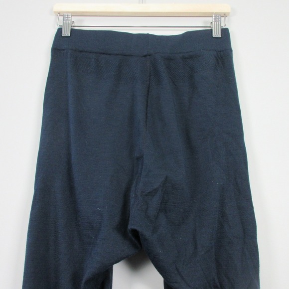 Smartwool Intraknit 200 Base Layer Tights Pants Men L Blue Wool Running 338 - Picture 3 of 11